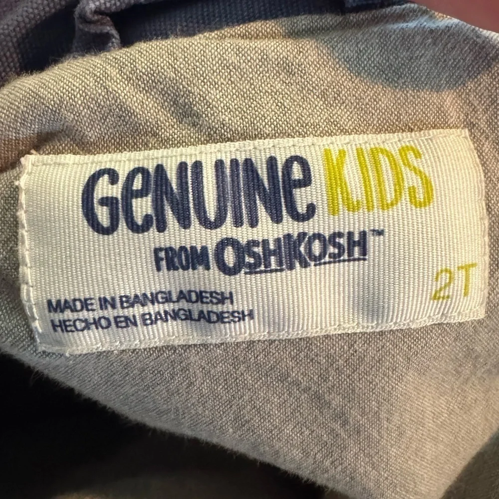 Bundle of 2 Toddler Jackets - Osh Kosh B’Gosh & Genuine Kids - 24 Months & 2T